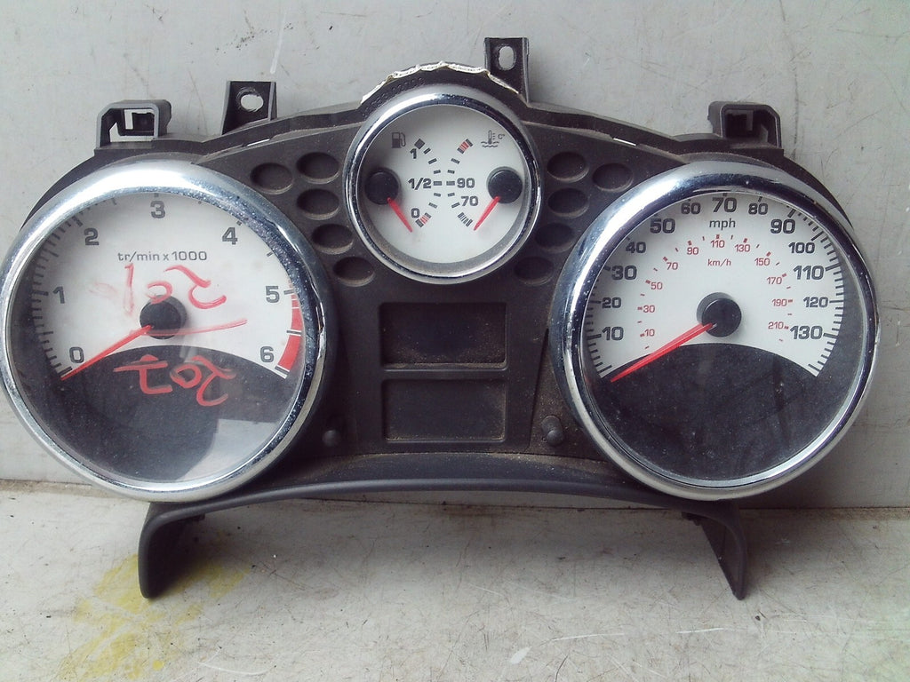 2010 PEUGOET 207 INSTRUMENT CLUSTER SPEEDO METER SPEED DIALS A2C53065547