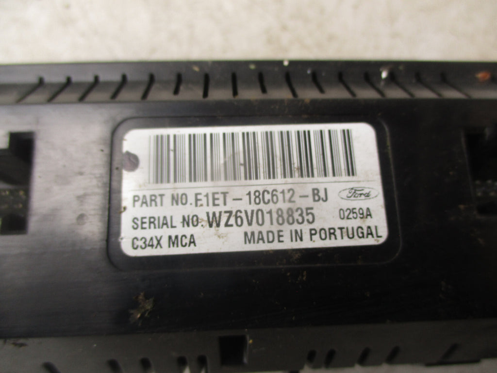 2017 FORD FOCUS MK3 AIR CON AC CLIMATE CONTROL UNIT F1ET18C612BJ