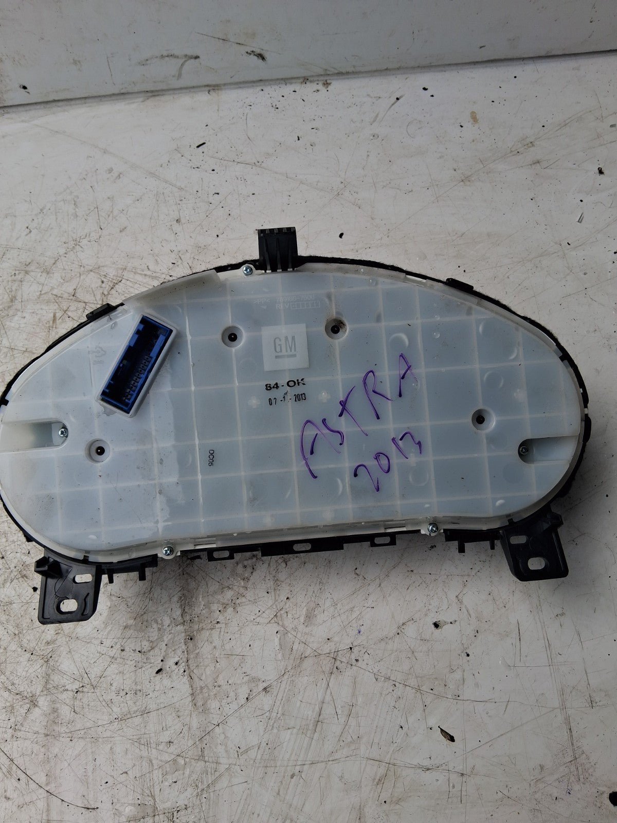 VAUXHALL ASTRA J 2013 1.7 DIESEL SPEEDOMETER INSTRUMENT CLUSTER 769166750U