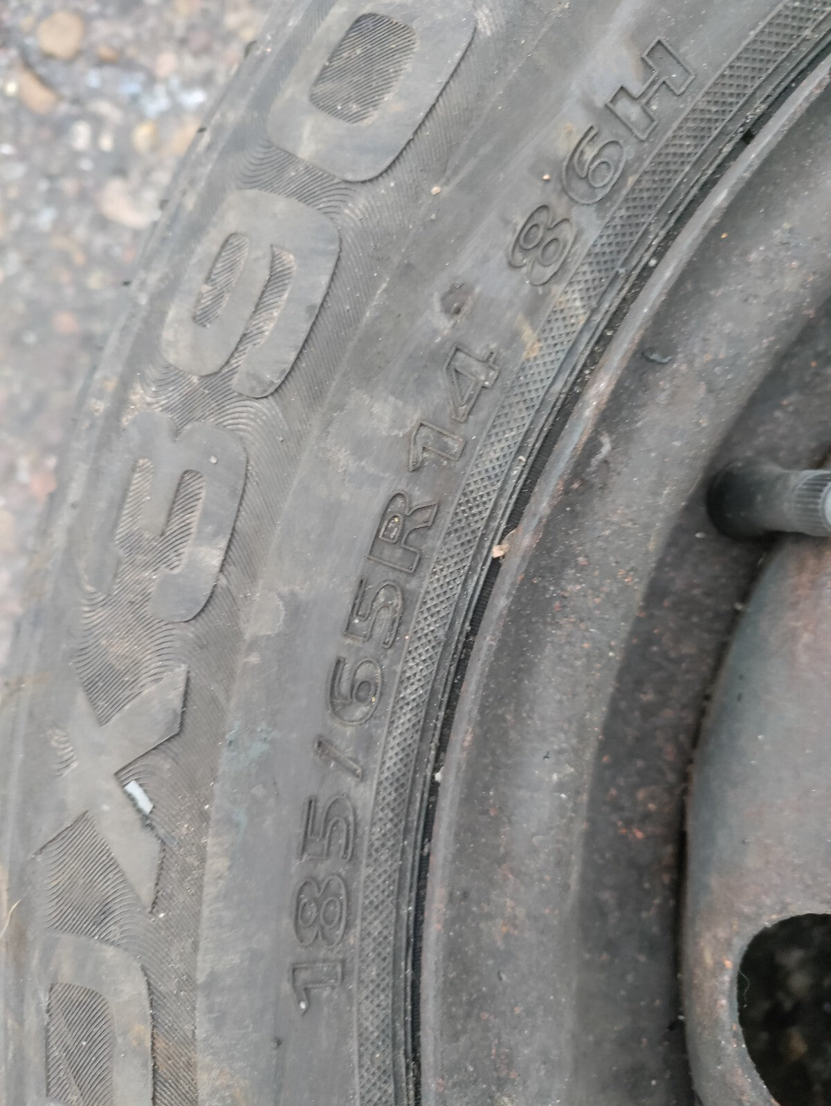 2002 FORD FOCUS MK1 14 INCH STEEL WHEEL WITH TYRE 185/65R14 REF 3