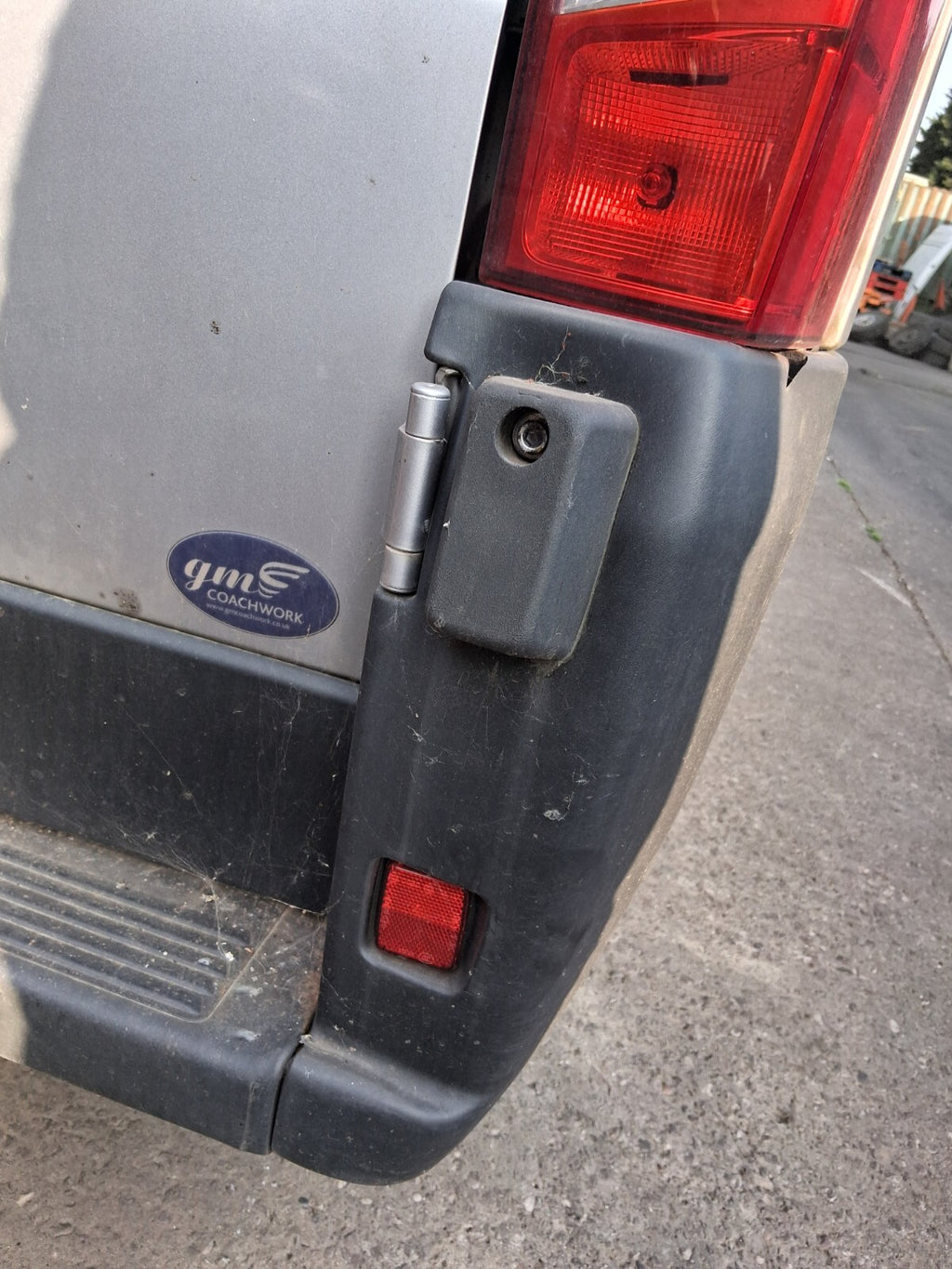 2021 PEUGEOT BOXER MK3 OSR DRIVER SIDE REAR BUMPER CORNER