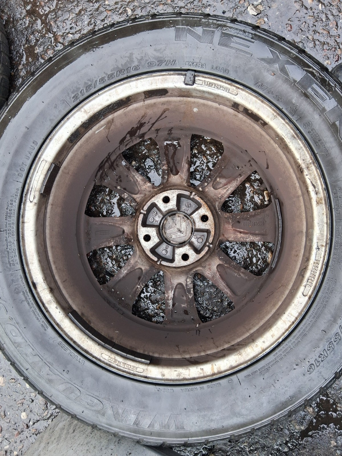 2008 CITROEN C4 PICASSO 16 INCH ALLOY WHEEL WITH TYRE 215/55R16