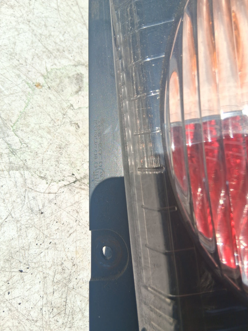 2008 CITROEN C1 OS DRIVER SIDE REAR TAIL LIGHT LAMP