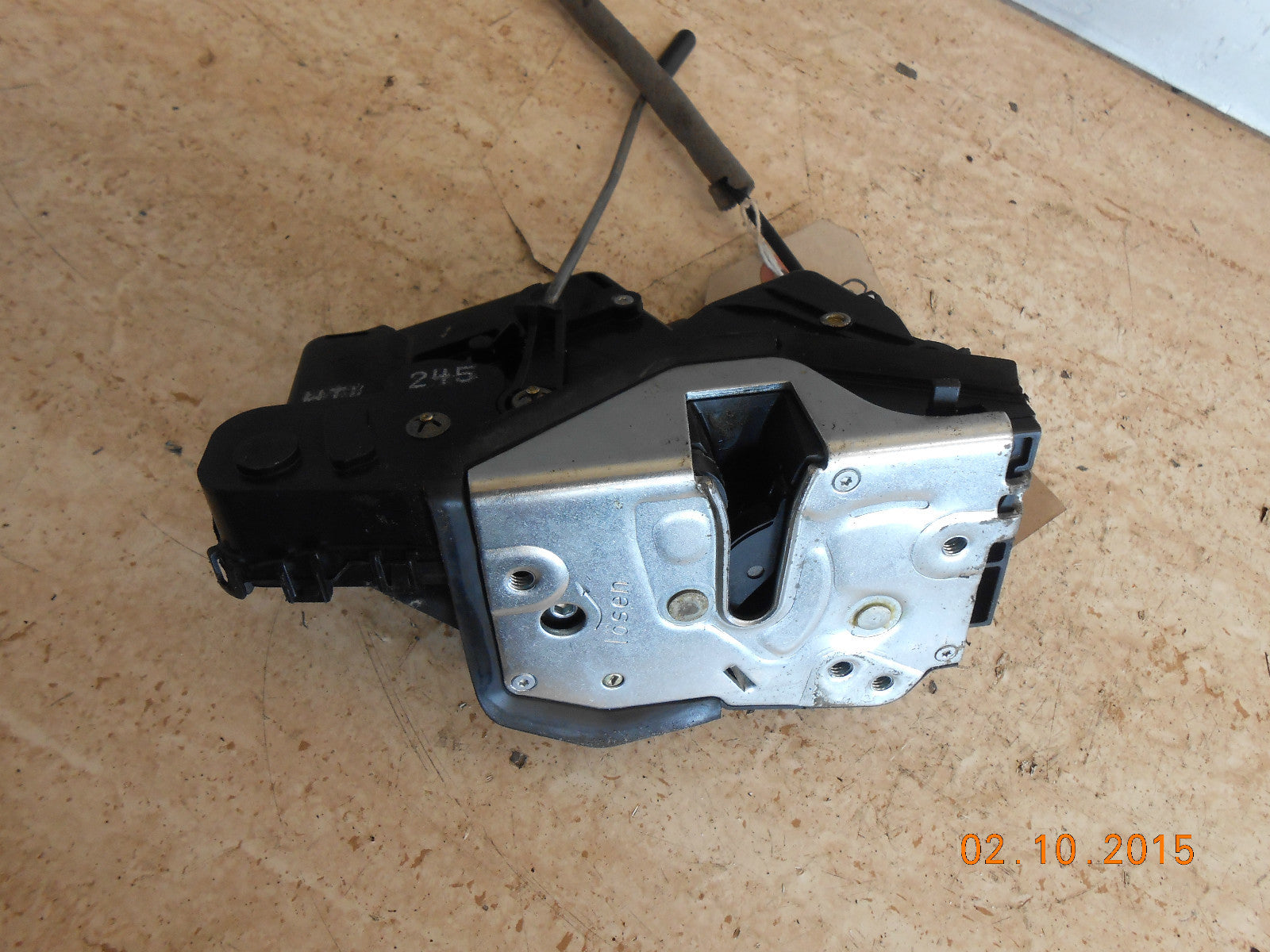 BMW 3 SERIES E46 330 2001 NSR PASSENGER REAR DOOR LOCK MECHANISM MECH HTL245