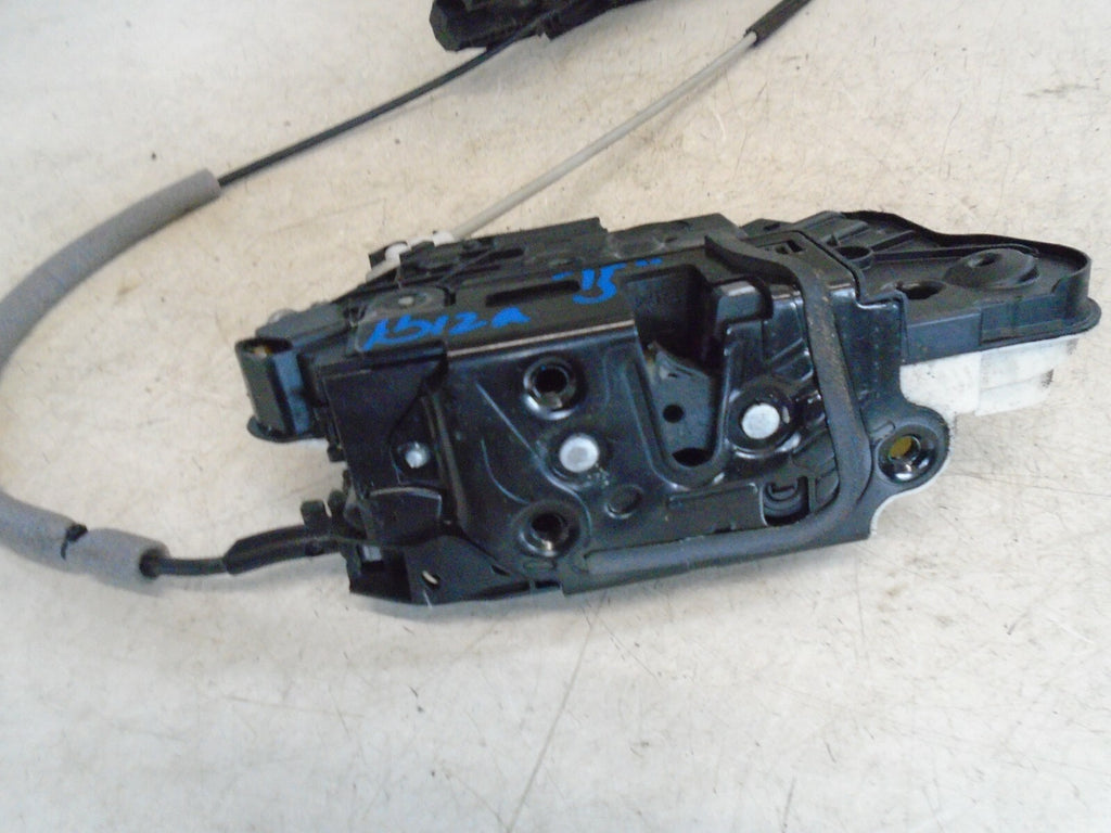 SEAT IBIZA 2015 MK4 6J OSF FRONT DRIVER SIDE LOCK WITH EXTERIORHANDLE 5N2837016E