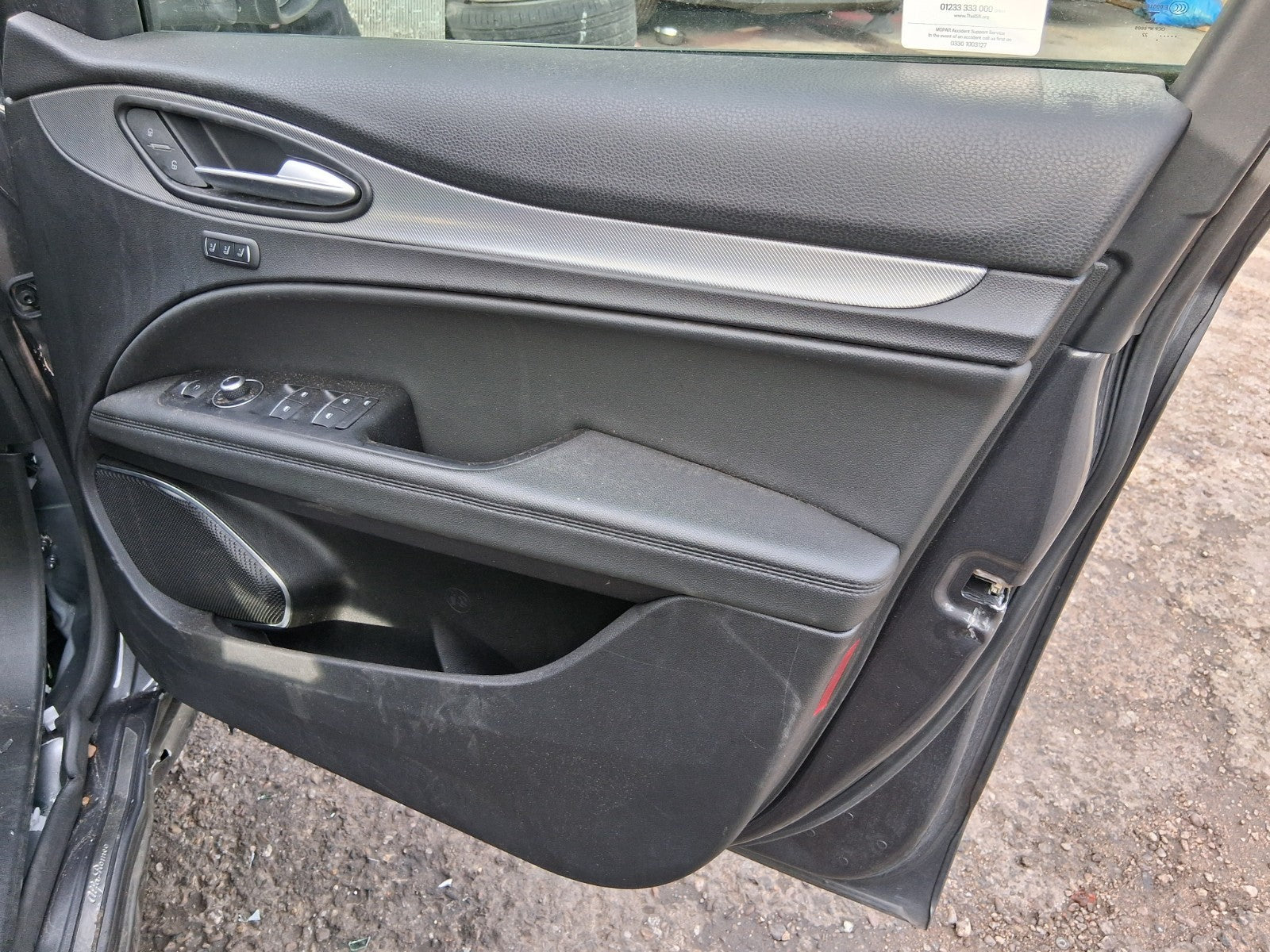 2022 ALFA ROMEO STELVIO 949 4Q OSF DRIVER SIDE FRONT RIGHT DOOR CARD PANEL
