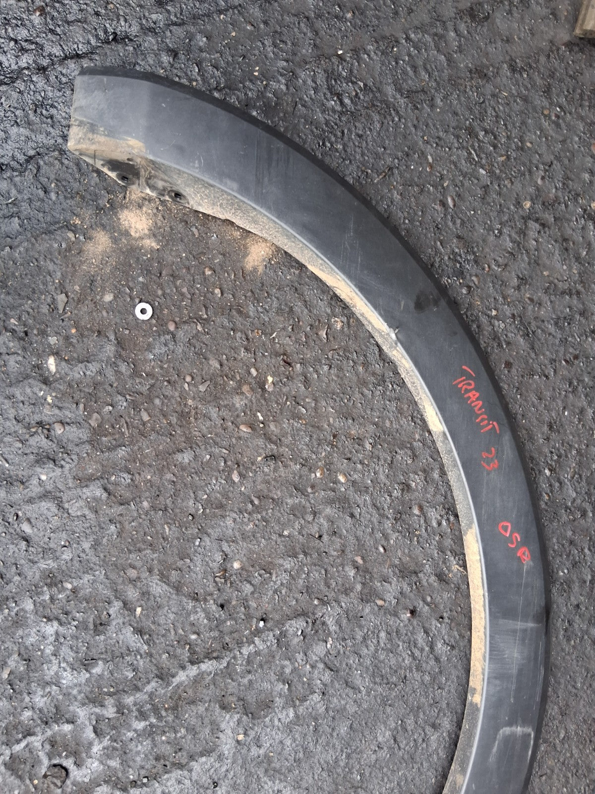 2023 FORD TRANSIT 350 MK8 OSR DRIVER SIDE REAR WHEEL ARCH TRIM BK31V280K96