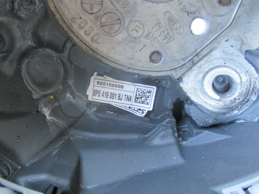 AUDI A3 2005 8P 3 SPOKE MULTIFUNCTION STEERING WHEEL 8P0419091