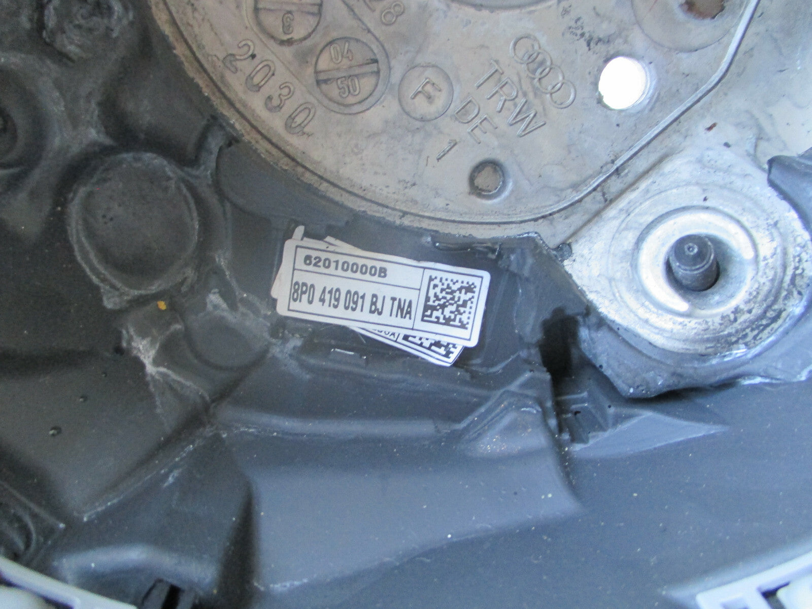 AUDI A3 2005 8P 3 SPOKE MULTIFUNCTION STEERING WHEEL 8P0419091