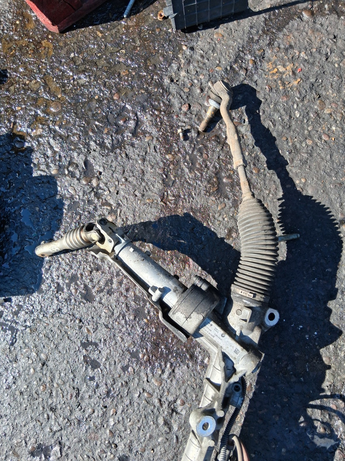 2010 BMW 5 SERIES F10 POWER STEERING RACK