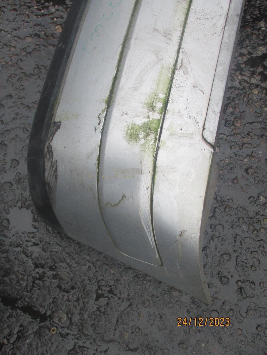AUDI A2 2003 REAR COMPLETE BUMPER SILVER