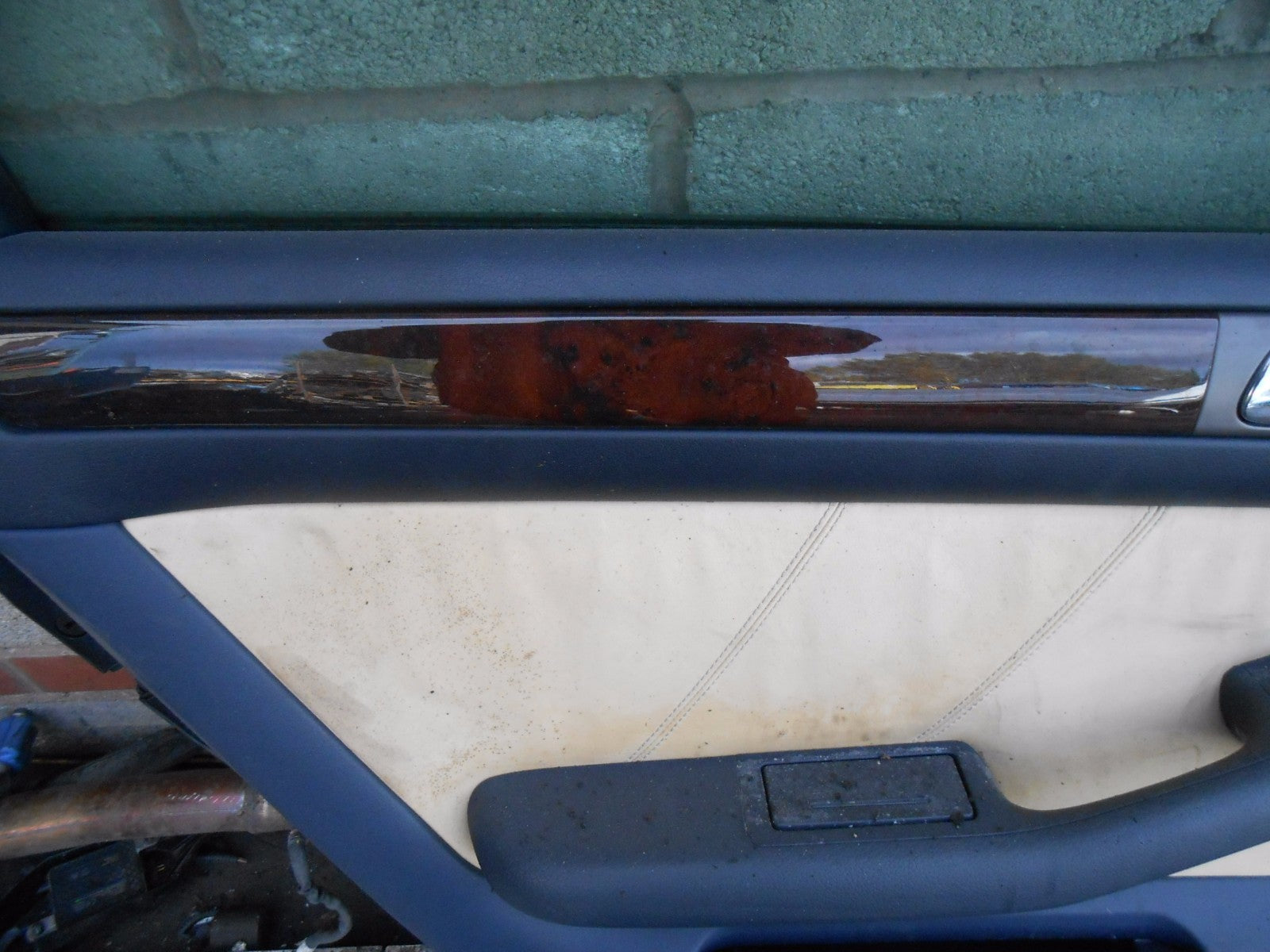 1997 - 2002 AUDI A6 C5 4B SALOON NSR PASSENGER SIDE REAR DOOR COMPLETE BLUE