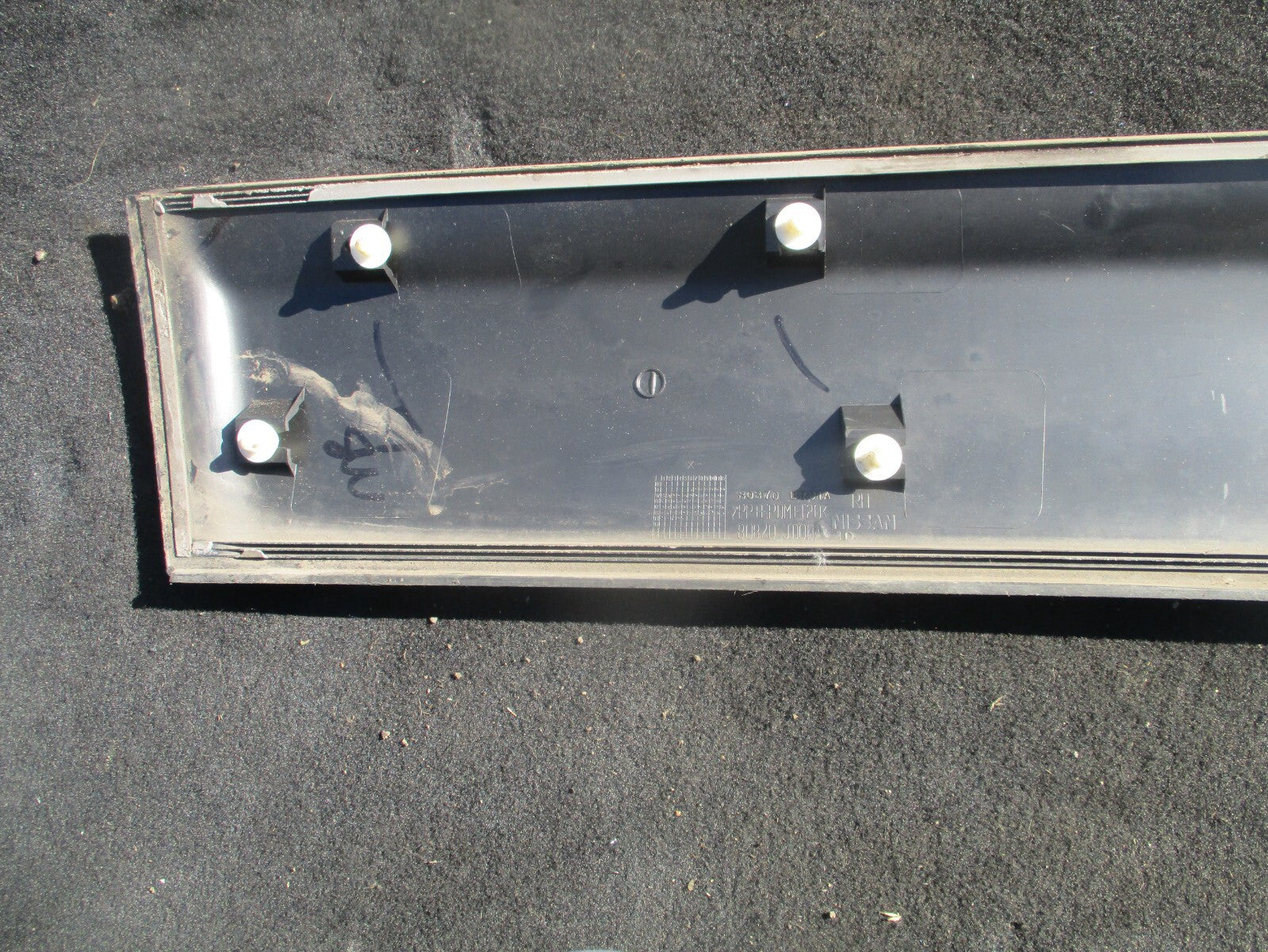 2012 NISSAN QASHQAI J10 OSF DRIVER SIDE FRONT RIGHT MOULDING TRIM 80870BR01A
