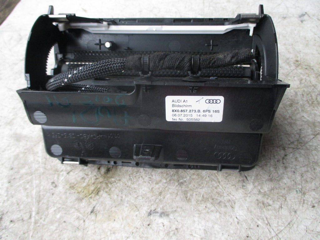 AUDI A1 8X 2014 MULTI FUNCTION DISPLAY SCREEN 8X0857273B