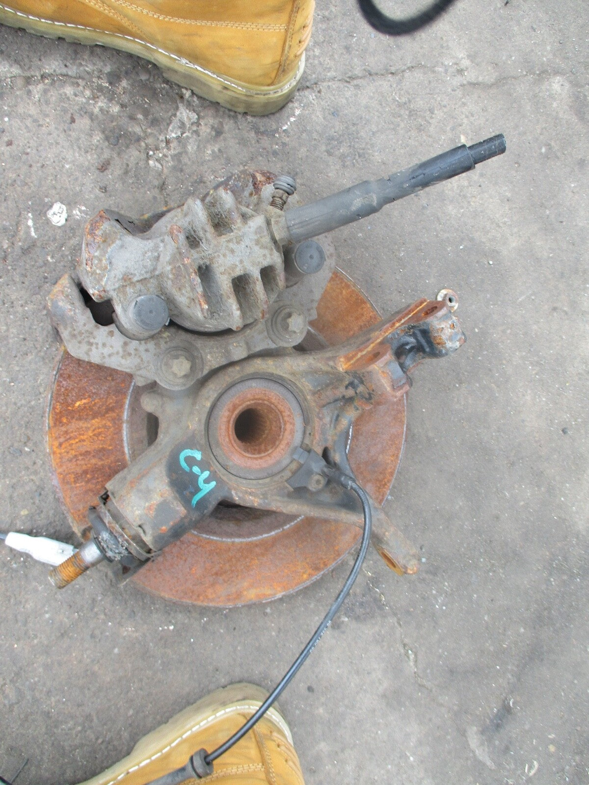 CITROEN C4 GRAND PICASSO 1.6 HDI 2006 BRAKE HUB CALIPER