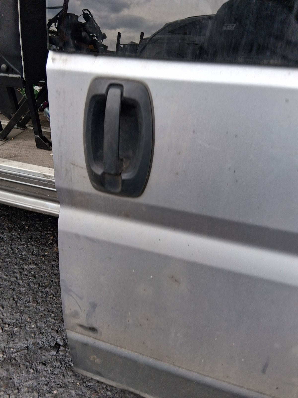 2021 PEUGEOT BOXER MK3 NSF PASSENGER SIDE COMPLETE SLIDING DOOR WITH GLASS GREY