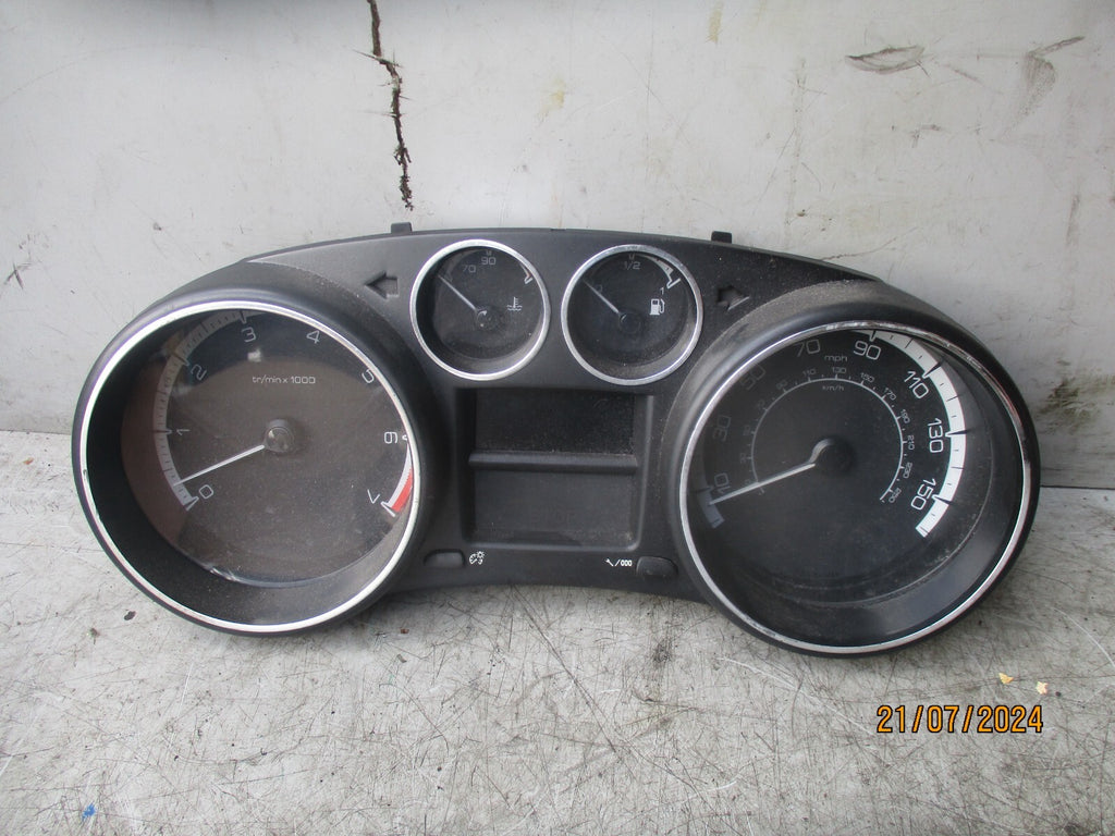 2009 PEUGEOT 308 MK1 1.4 PETROL SPEEDO SPEEDOMETER 9665107780