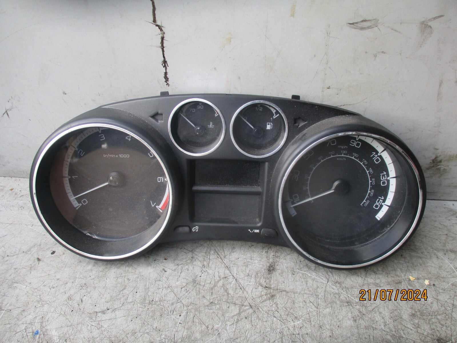 2009 PEUGEOT 308 MK1 1.4 PETROL SPEEDO SPEEDOMETER 9665107780