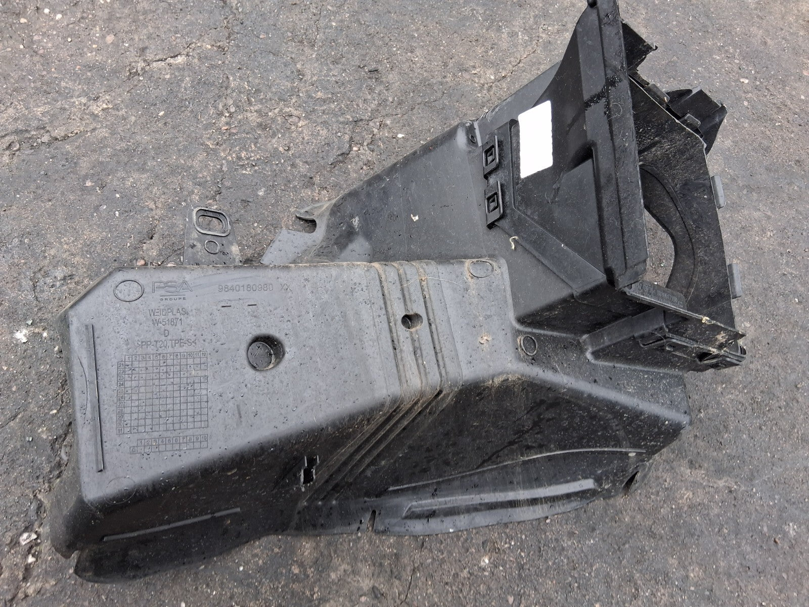 2023 VAUXHALL GRANDLAND AIR GUIDE DUCT 9840180980