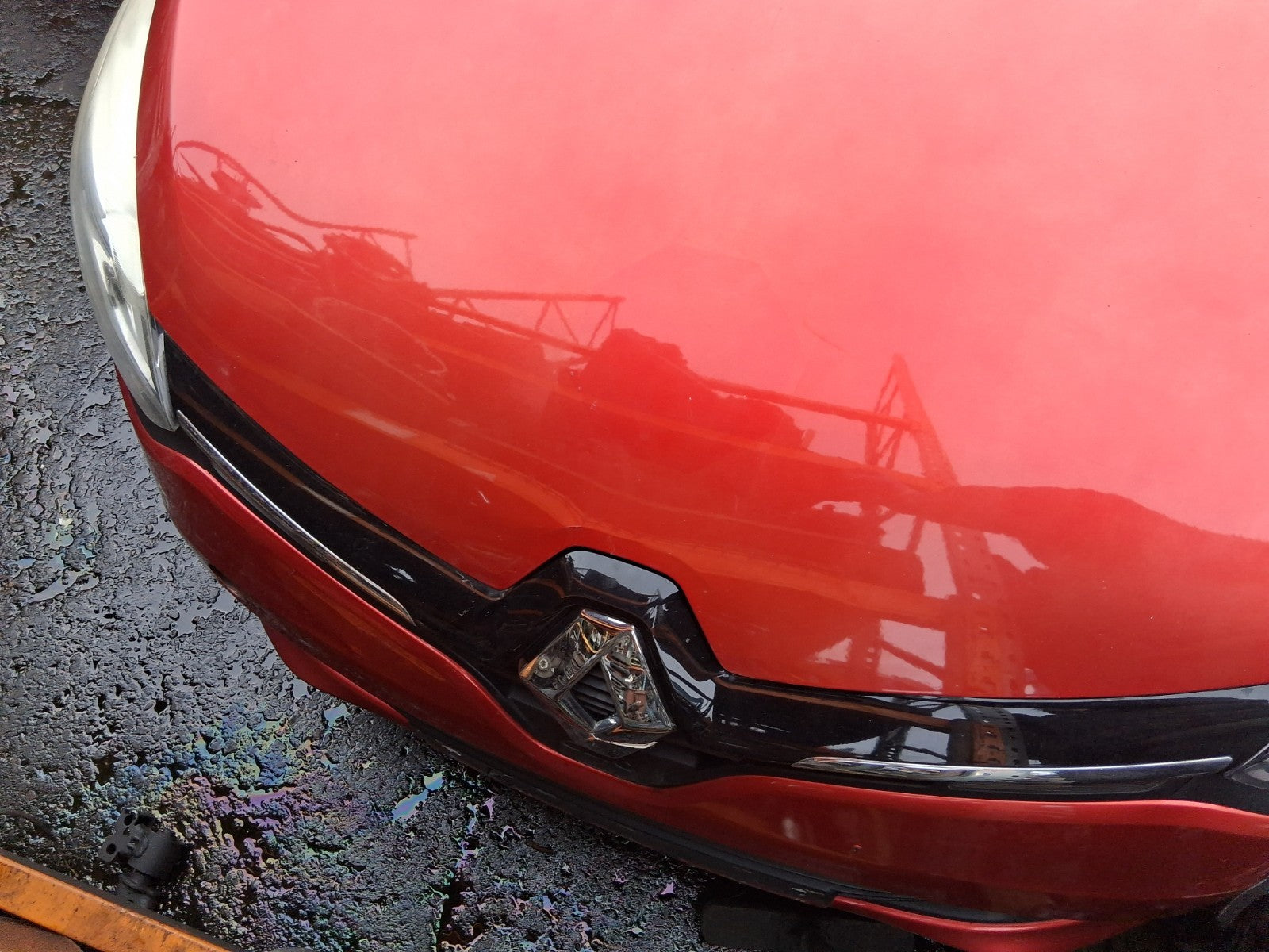 2013 RENAULT CLIO X98 MK4 FRONT BONNET HOOD PANEL RED