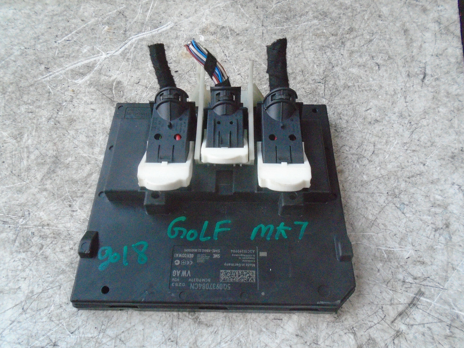 2018 VOLKSWAGEN GOLF MK7 2.0 AUTO BCM BODY CONTROL MODULE 5Q0937084CN