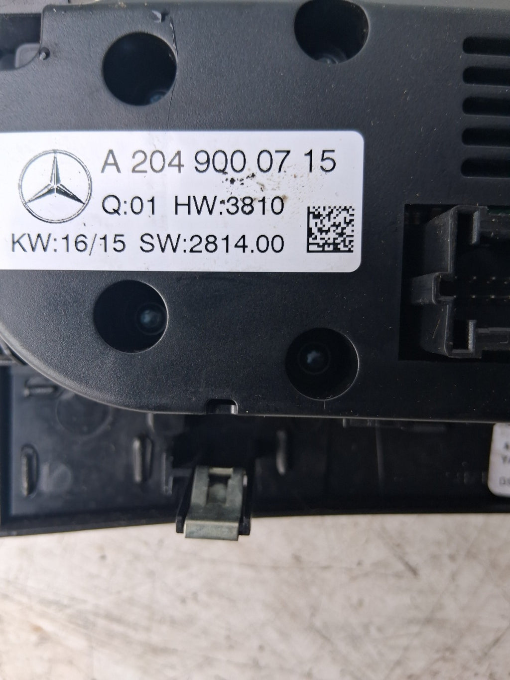 2014 MERCEDES BENZ W204 C AIR VENT WITH TRIM 08065000