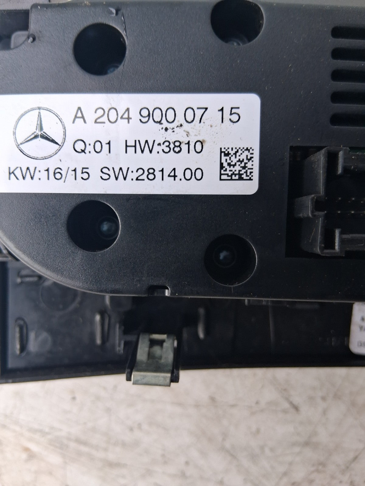 2014 MERCEDES BENZ W204 C AIR VENT WITH TRIM 08065000