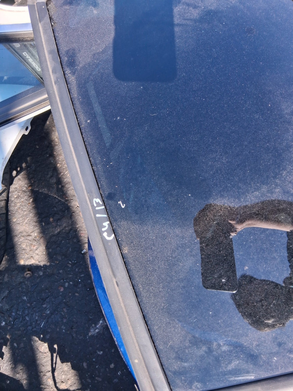 2013 CITROEN C4 MK2 NSR PASSENGER SIDE REAR LEFT COMPLETE DOOR WHITE