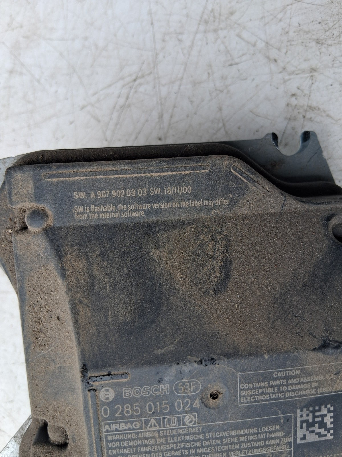 2021 MERCEDES BENZ SPRINTER W907 ECU AIRBAG MODULE SENSOR A9079000304