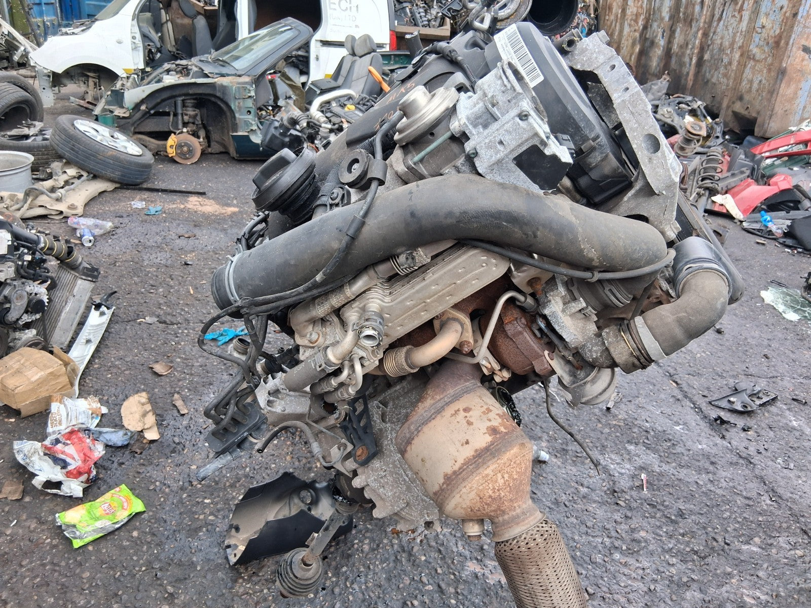 2007 VW VOLKSWAGEN GOLF MK5 1.9 TDI DIESEL COMPLETE ENGINE BXE