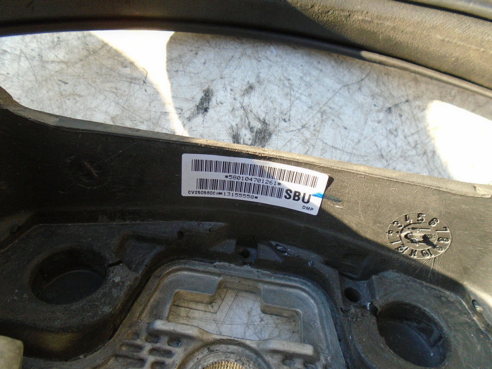 VAUXHALL CORSA D 2011 STEERING WHEEL 13155558