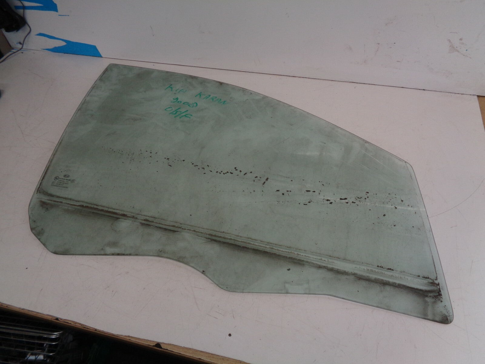 KIA KARENS 2008 OSF DRIVER SIDE FRONT  RIGHT DOOR WINDOW GLASS E1143R00240