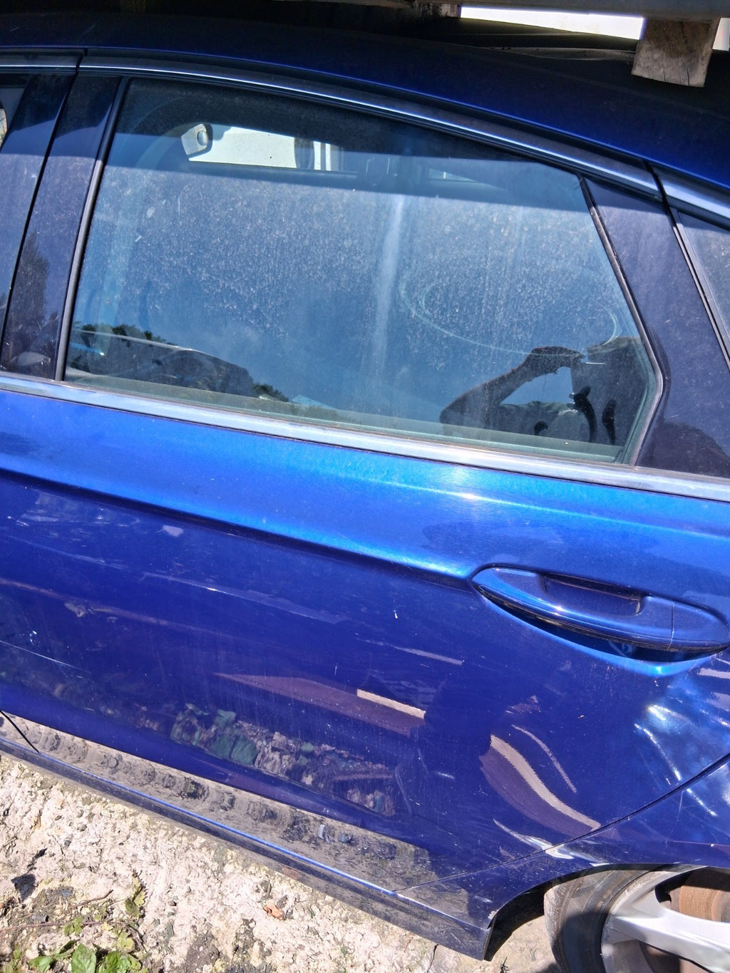 2016 FORD MONDEO MK5 HATCHBACK NSR PASSENGER SIDE REAR BARE DOOR BLUE LD