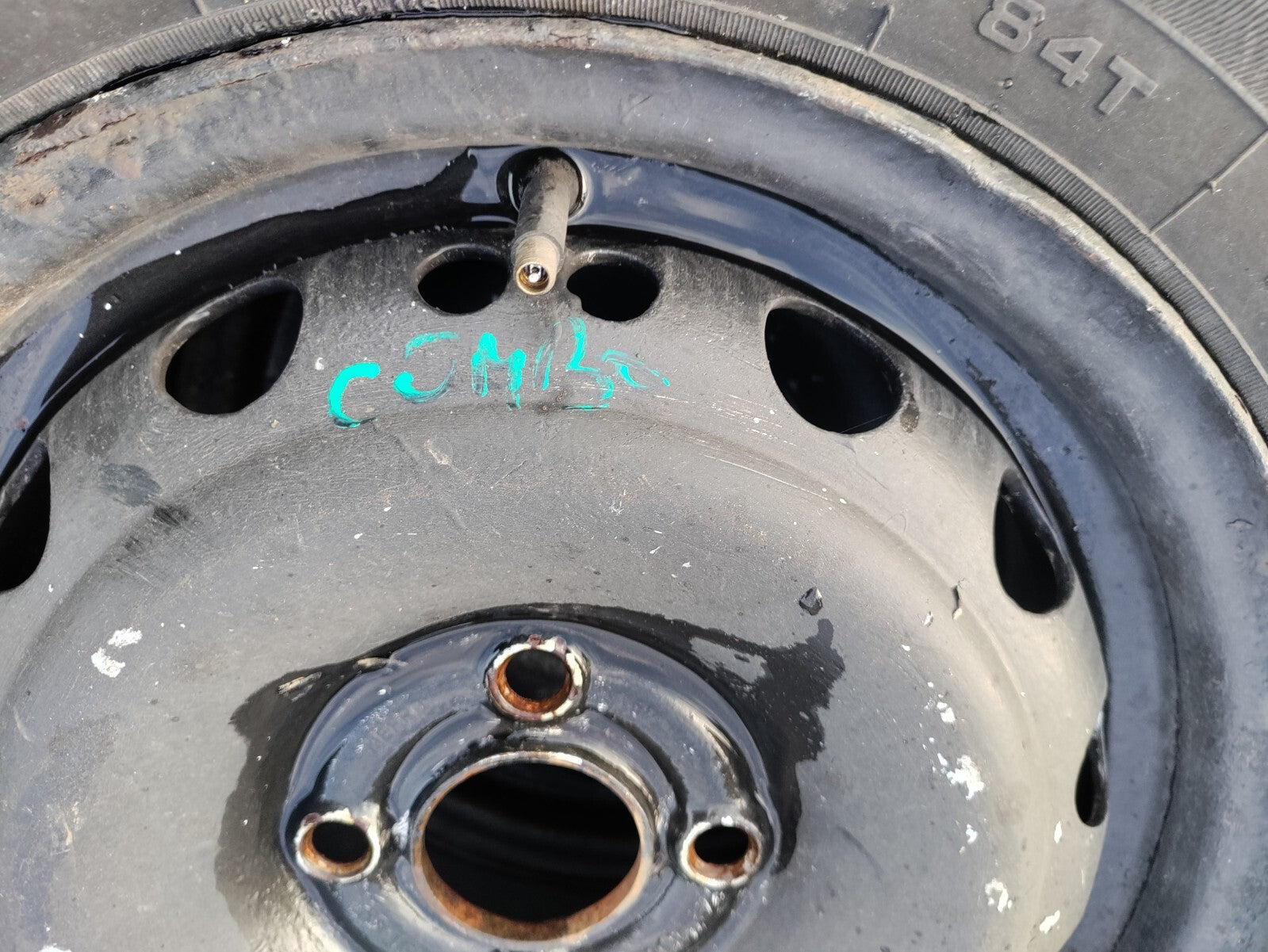 2007 VAUXHALL COMBO C 14 INCH STEEL WHEEL WITH TYRE 175/70R14