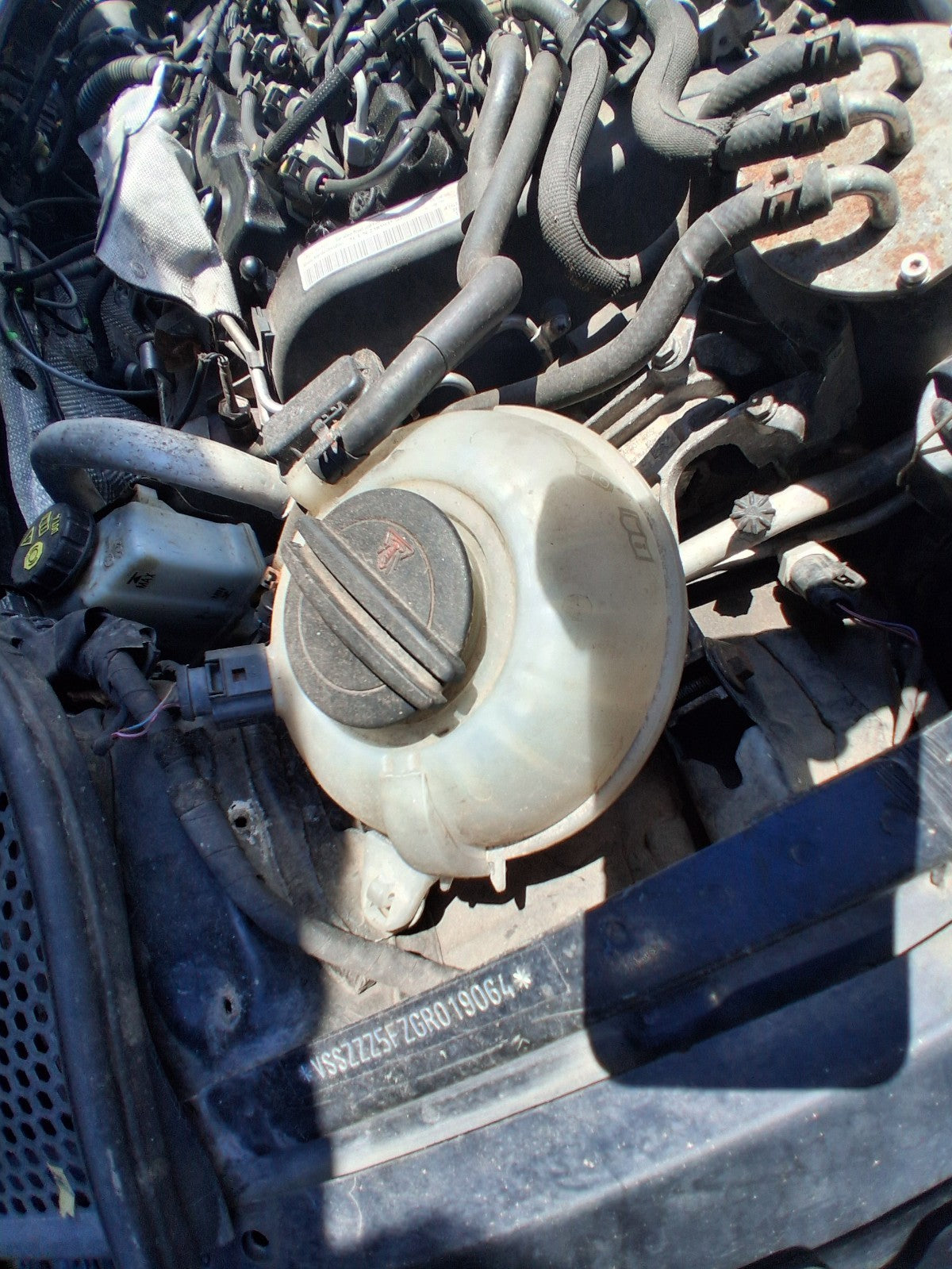 2015 SEAT LEON MK3 COOLANT WATER EXPANSION OVERFLOW TANK