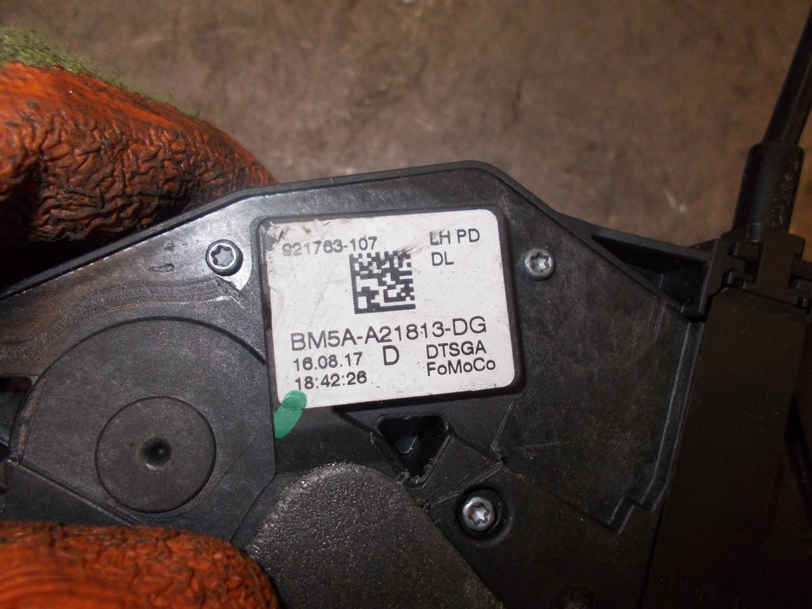FORD FOCUS 2017 MK3 NSF PASSENGER SIDE FRONT DOOR LOCK MECHANISM BM5AA21813DG