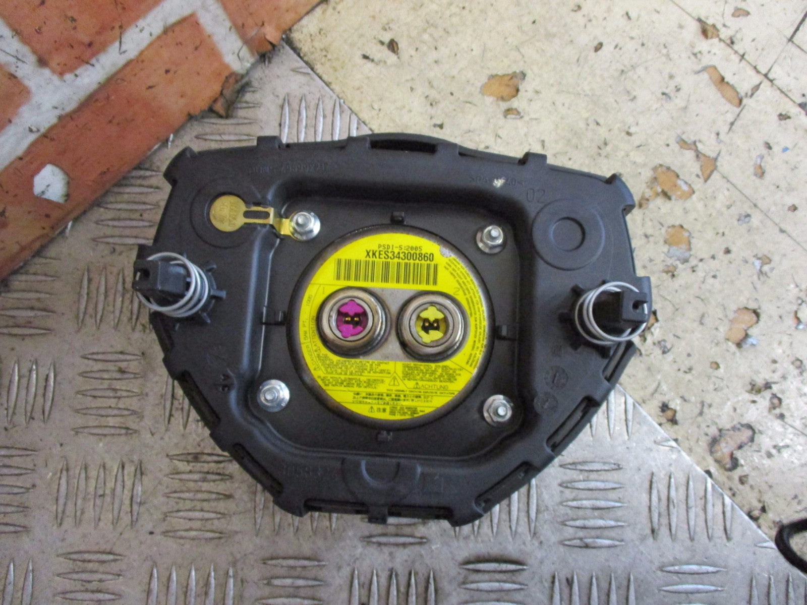 VAUXHALL ASTRA H MK5 2007 STEERING WHEEL AIRBAG AIR BAG UNIT XKES34300860