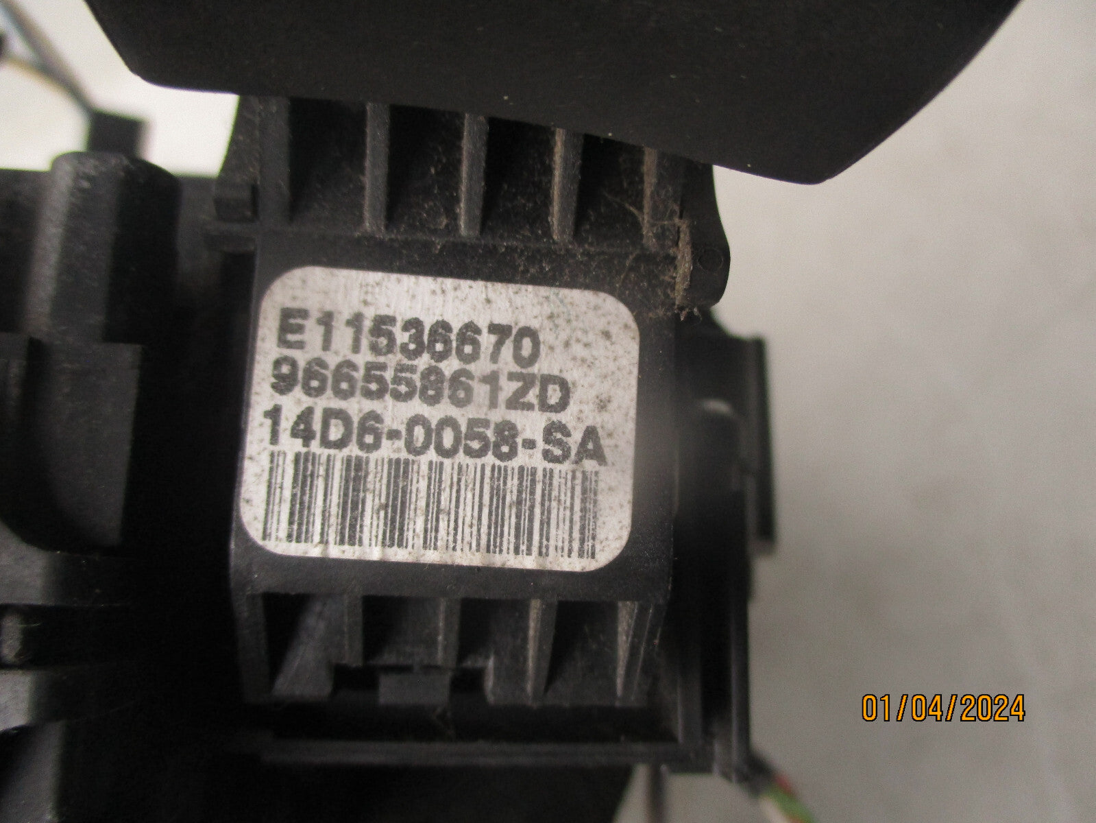 2016 CITROEN DS3 INDICATOR WIPER STALK SWITCH & SQUIB 96773880ZD