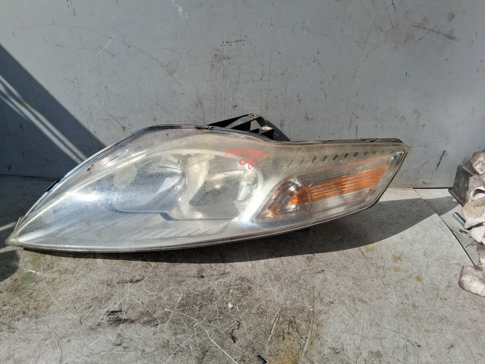 FORD MONDEO MK4 2008 NSF PASSENGER SIDE LEFT FRONT SIDE HEADLIGHT 7S7113K060