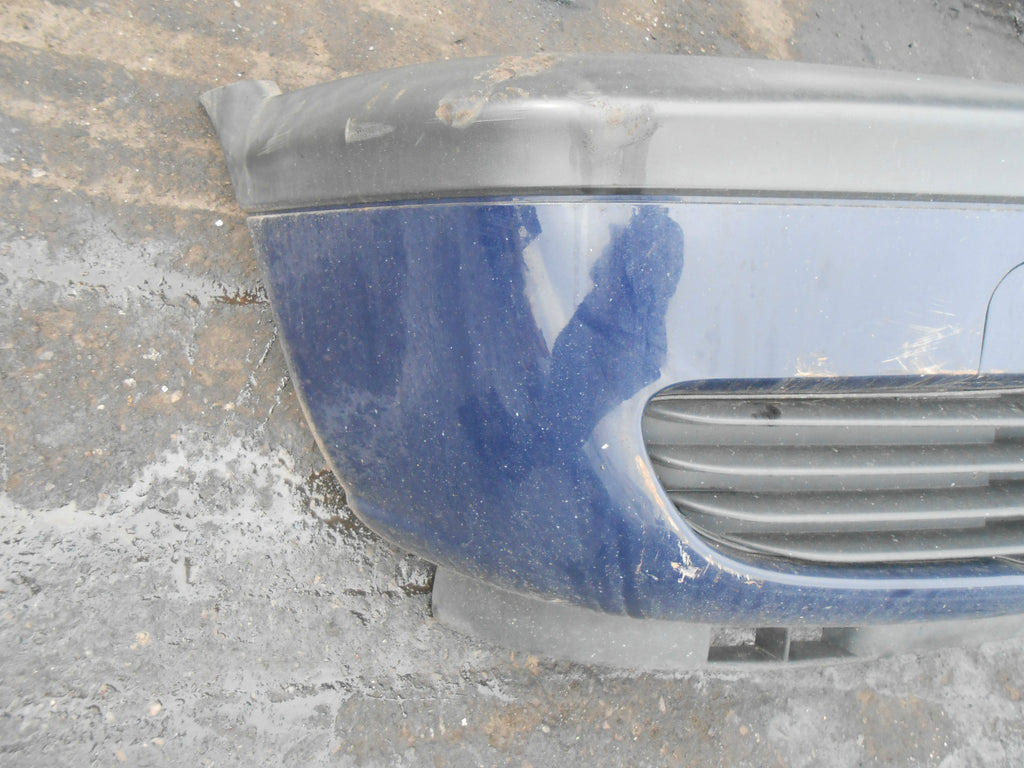 VAUXHALL ZAFIRA A 2000 PRE FACELIFT NON FOG FRONT BUMPER & GRILL DARK BLUE