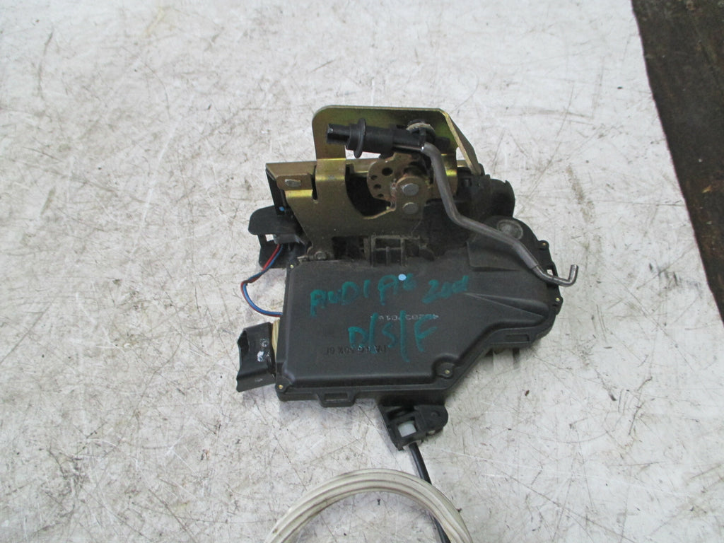 AUDI A6 2001 OSR DRIVER SIDE REAR DOOR LOCK MECHANISM