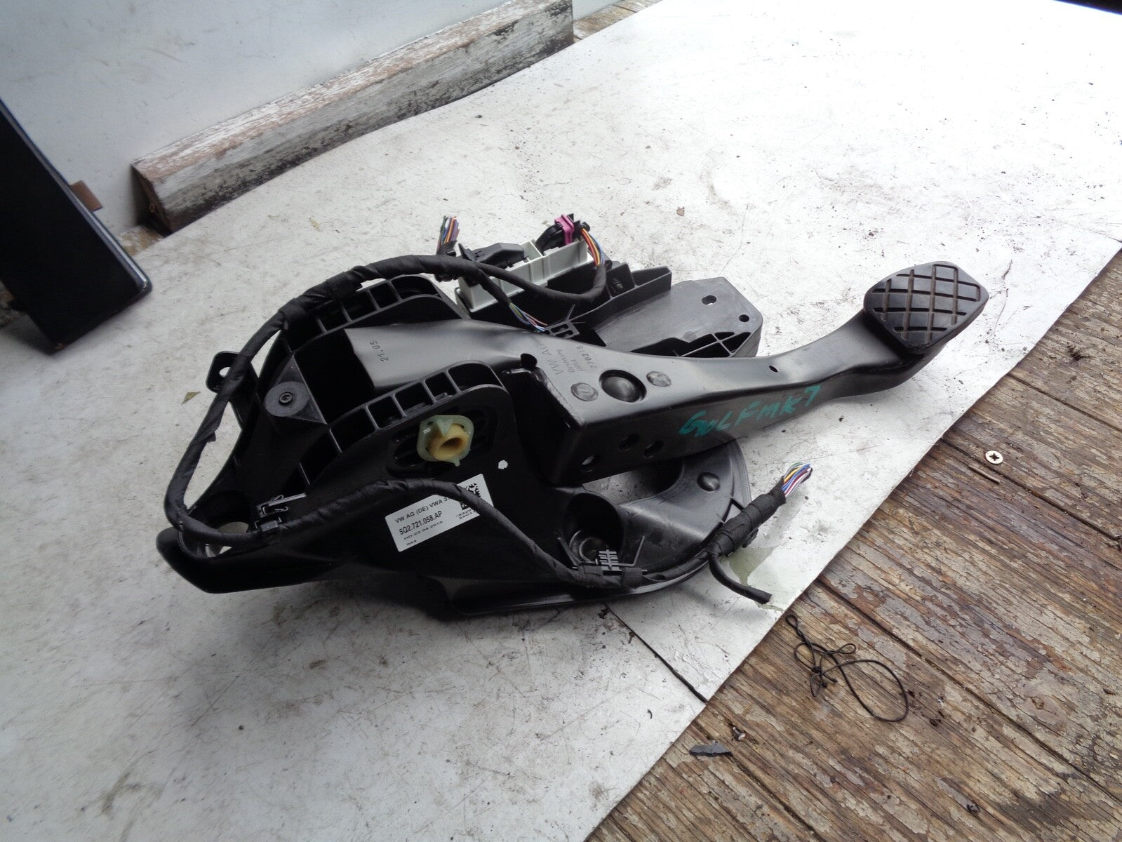VW VOLKSWAGEN GOLF MK7 2015 BRAKE PEDAL 5Q2721058AP