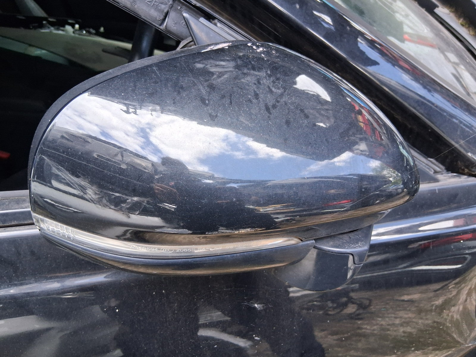 2017 JAGUAR XE OSF DRIVER SIDE FRONT RIGHT ELECTRIC WING MIRROR BLACK