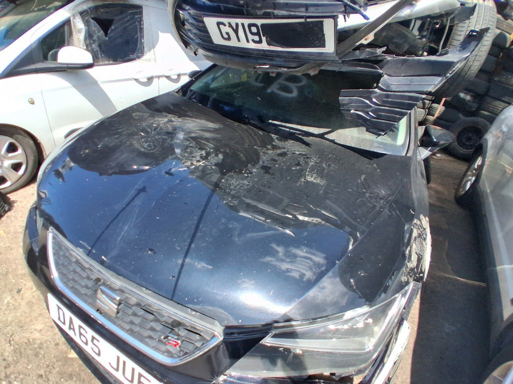 2015 SEAT LEON FR MK3 FRONT BONNET HOOD PANEL MIDNIGHT BLACK LY9T