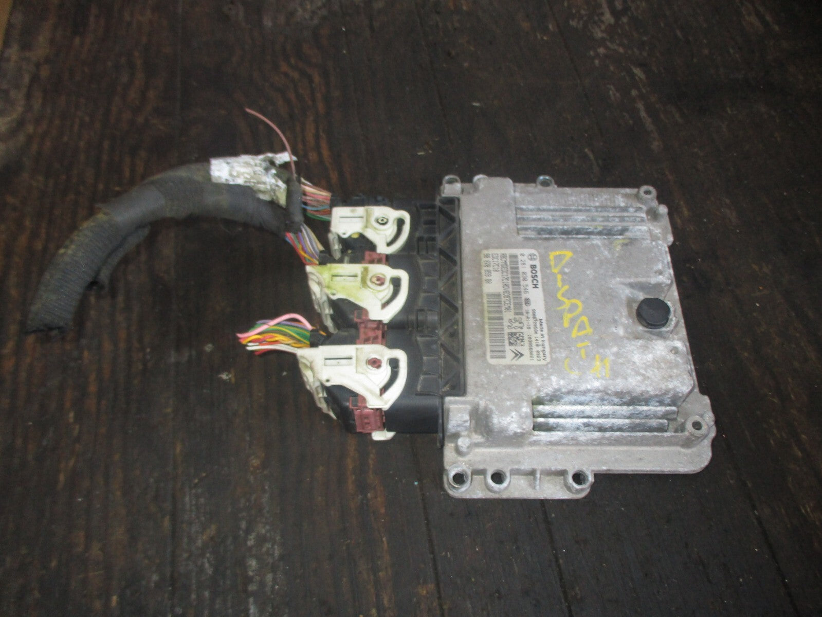 CITROEN DISPATCH 2016 1.6 HDI ECU ENGINE CONTROL MODULE 9807885980