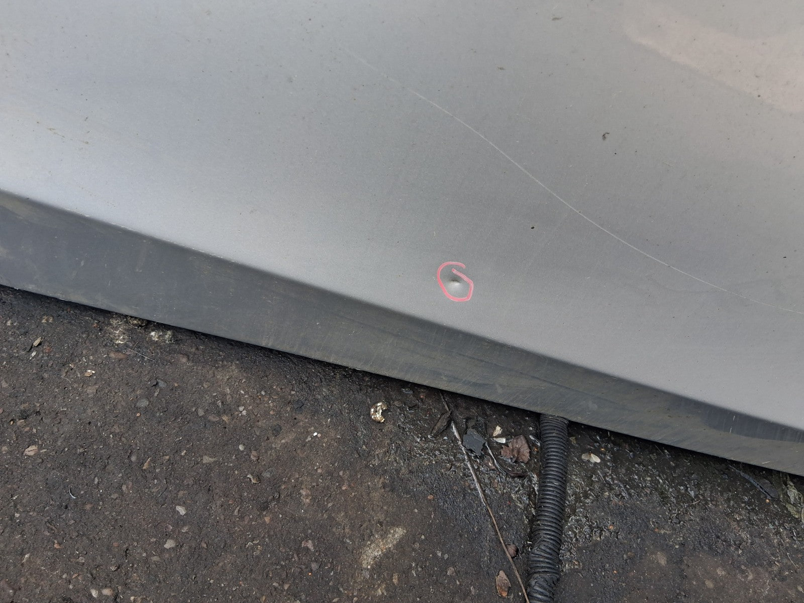 2017 VAUXHALL CORSA E 3 DOOR OS DRIVER SIDE RIGHT BARE DOOR SILVER METALLIC 176