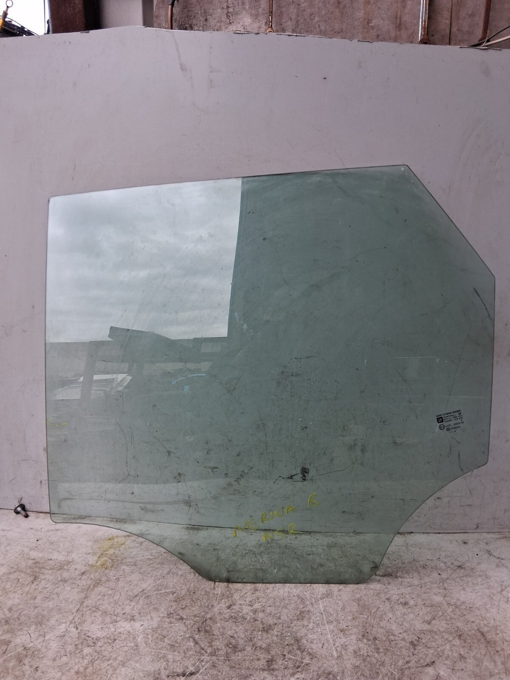 VAUXHALL MERIVA B 2014 NSR PASSENGER SIDE REAR LEFT WINDOW GLASS 43R000479