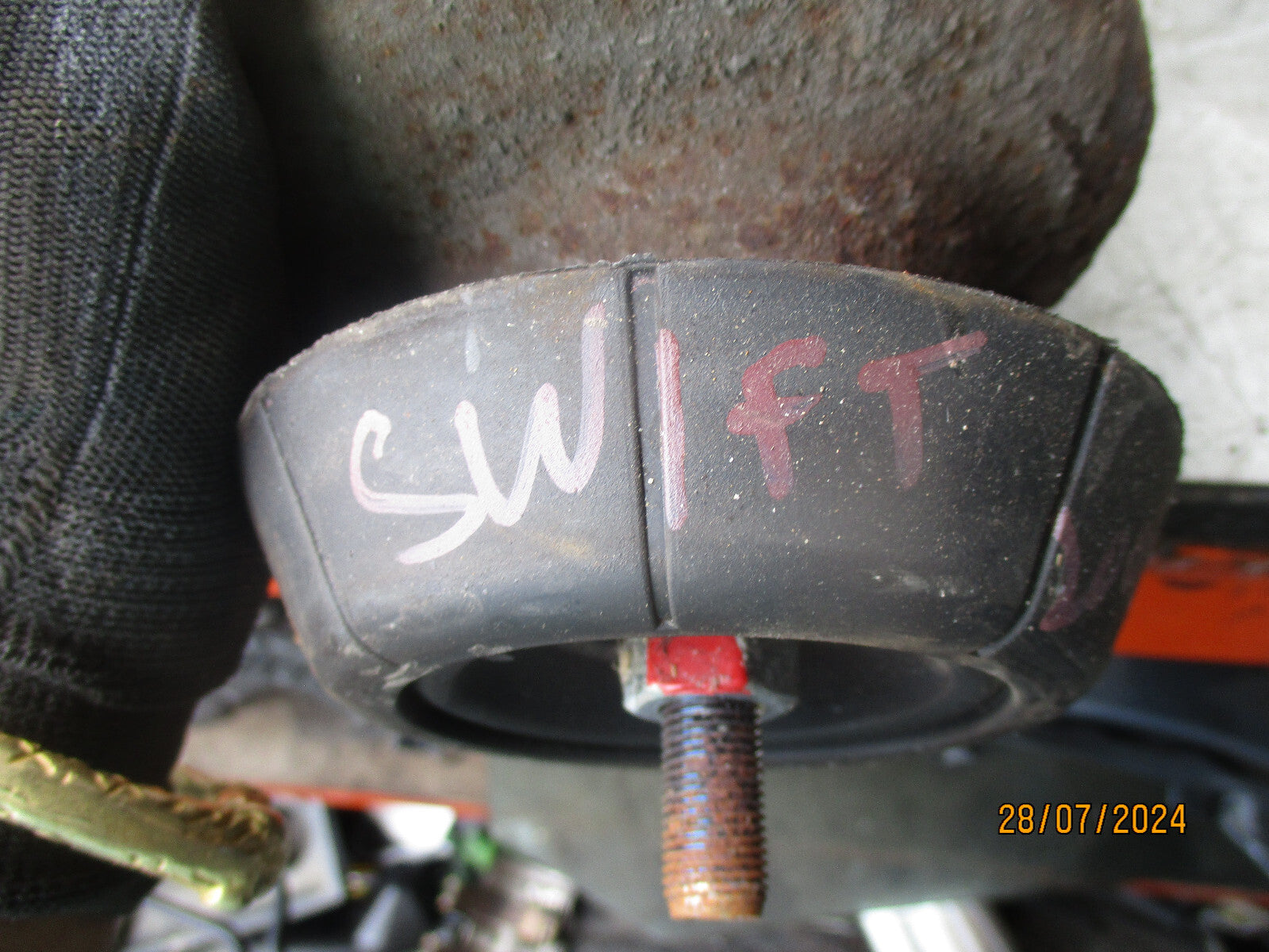 2008 SUZUKI  SWIFT PASSENGER SIDE SHOCK ABSORBER 4160162J12