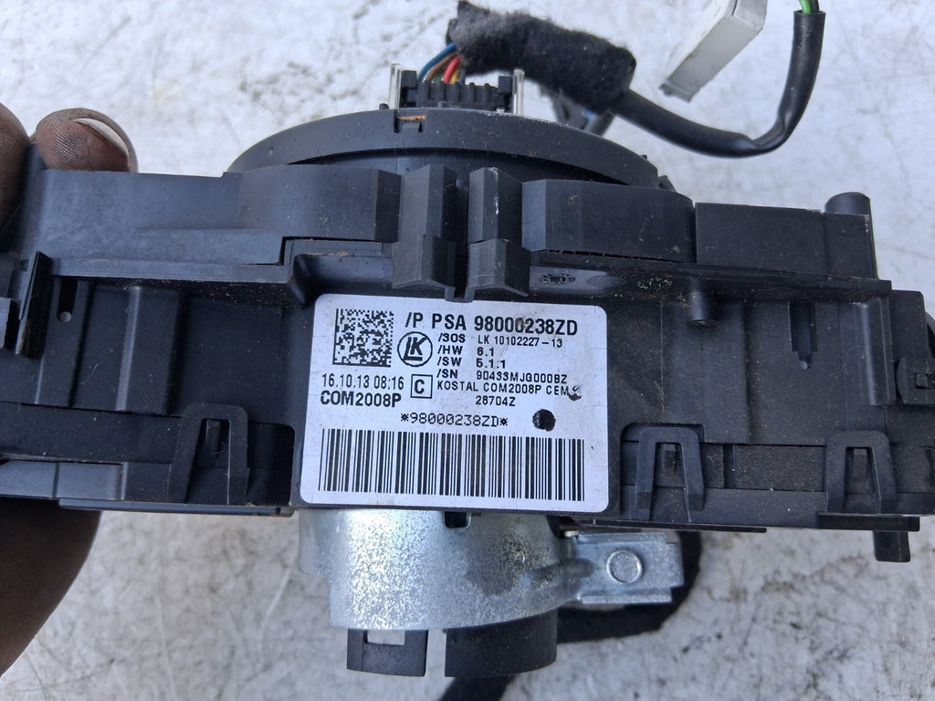 2013 CITROEN C4 MK2 WIPER INDICATOR STALK SWITCH SQUIB 98000238ZD