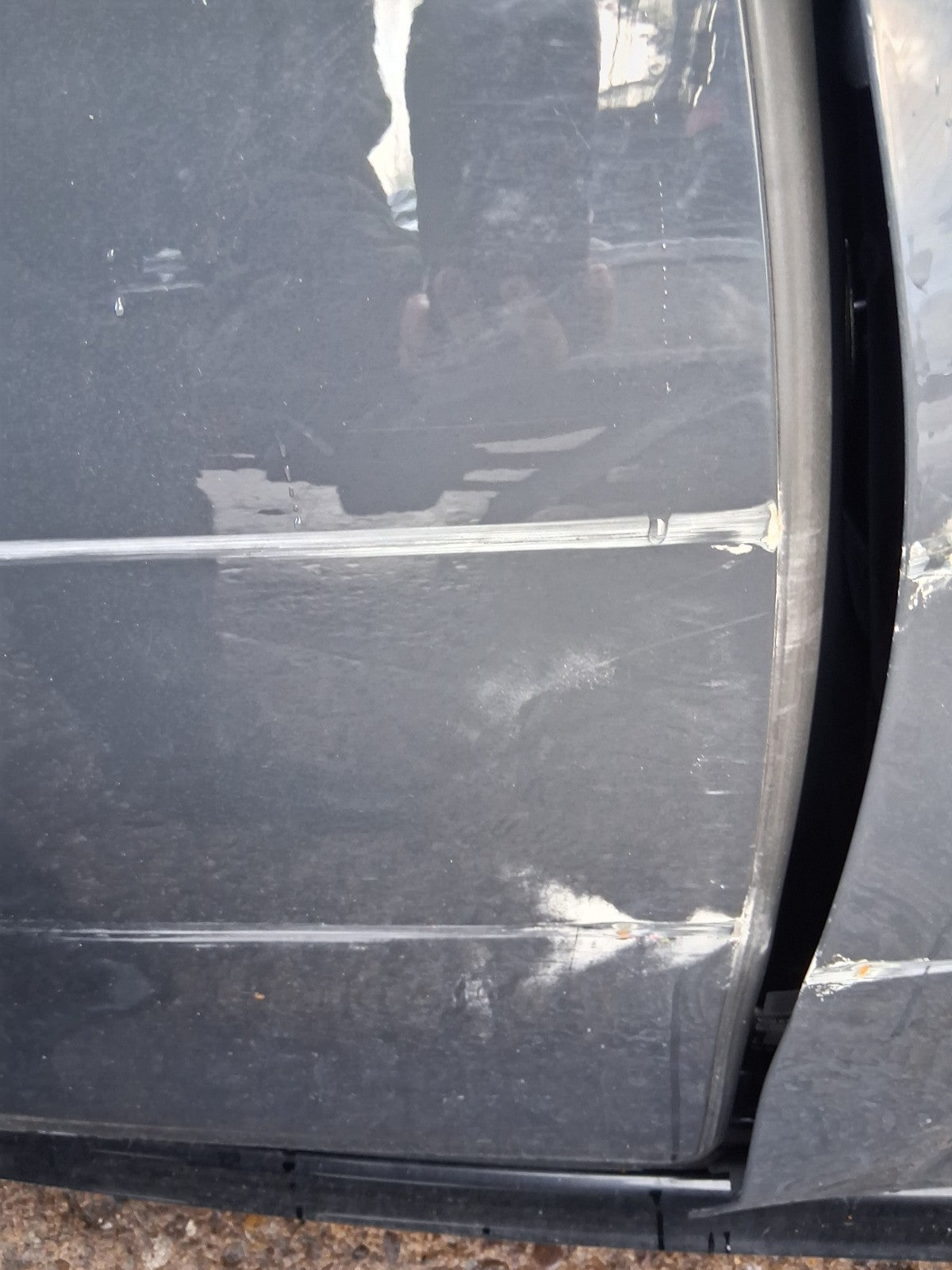 2024 VW VOLKSWAGEN GOLF MK8 R LINE OSR DRIVER SIDE REAR BARE DOOR GREY LI7F